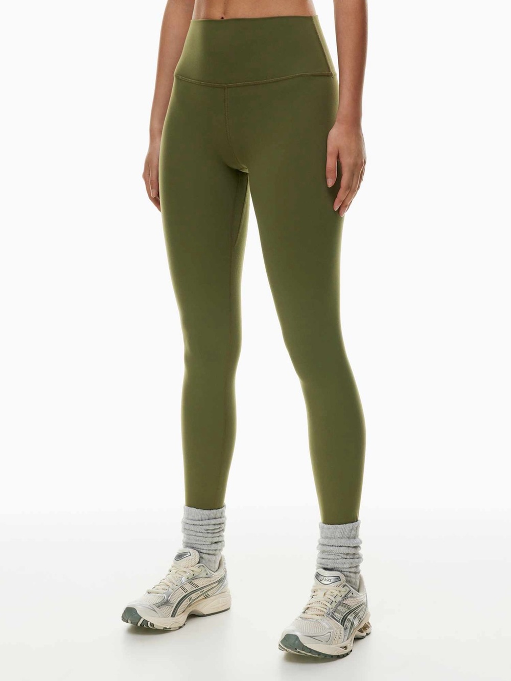 Aritzia (golden) Butter Atmosphere High-Rise Olive Green Legging
